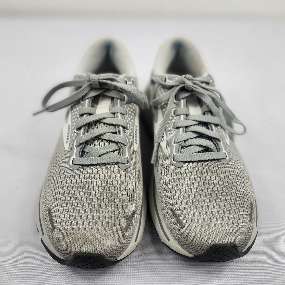 Brooks Ghost 14 Women's 7 M Gray Athletic Running Shoes - Picture 4 of 8